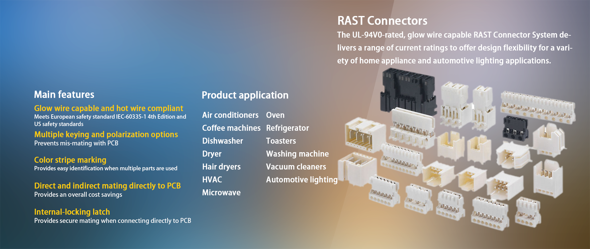 Connector - Wire harness processing - Connector - Automotive